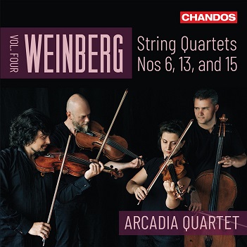 Arcadia Quartet - Weinberg String Quartets Vol. 4